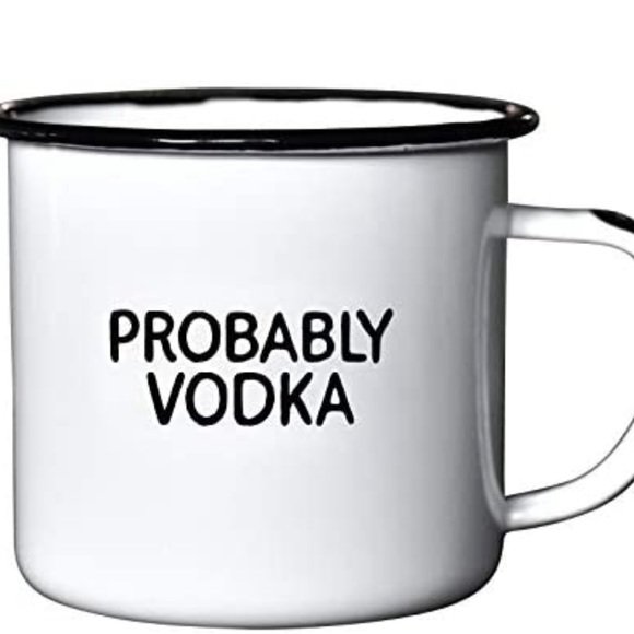Swag Brewery PROBABLY VODKA | Enamel"Coffee" Mug - Picture 2 of 8